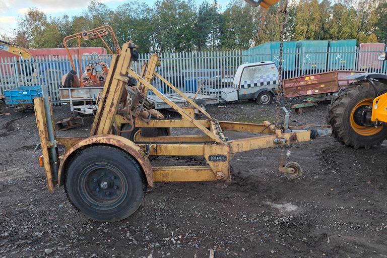 LOLODE CABLE DRUM TRAILER 